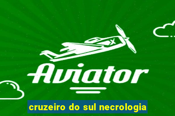 cruzeiro do sul necrologia