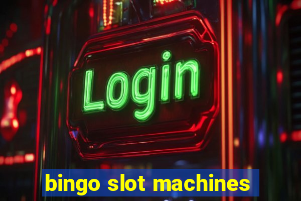 bingo slot machines