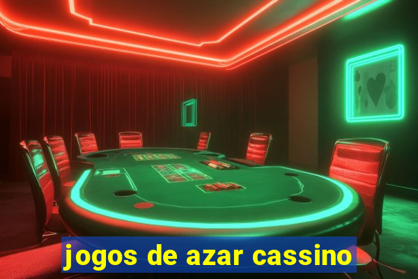 jogos de azar cassino