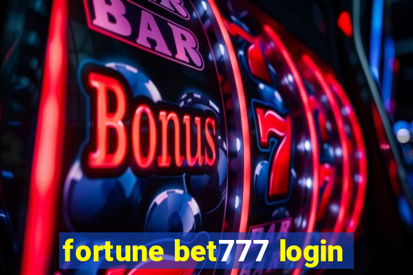 fortune bet777 login