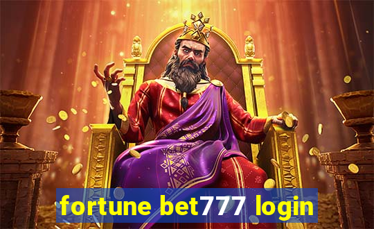 fortune bet777 login