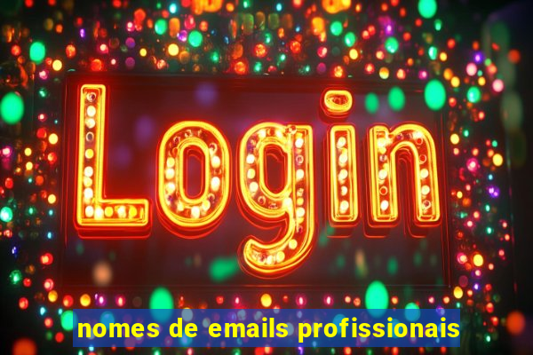 nomes de emails profissionais