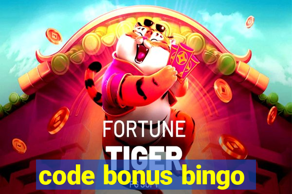 code bonus bingo