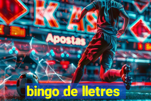 bingo de lletres