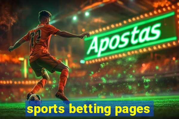 sports betting pages