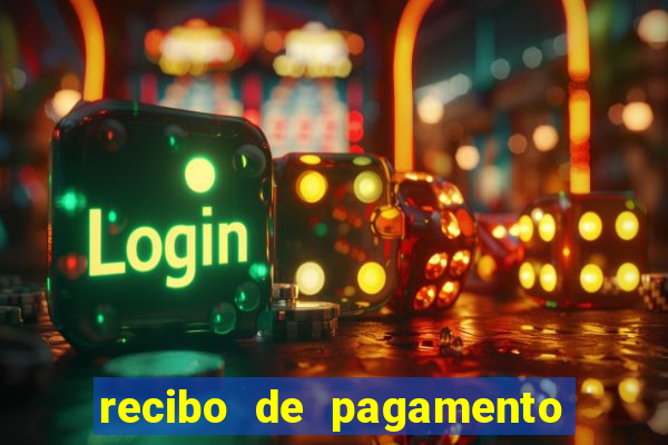 recibo de pagamento modelo word