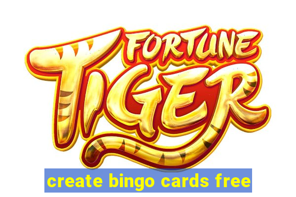 create bingo cards free