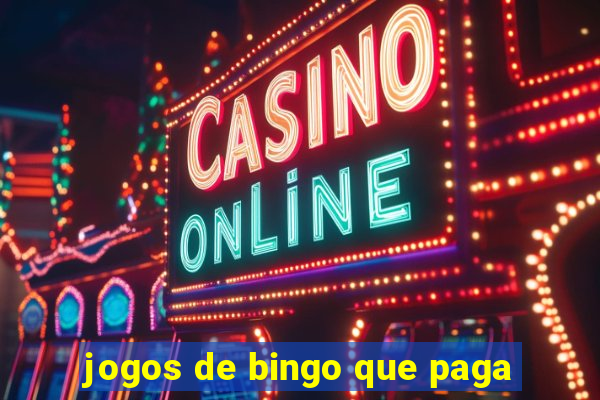 jogos de bingo que paga