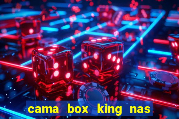 cama box king nas casas bahia