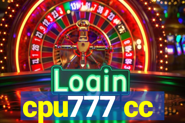 cpu777 cc