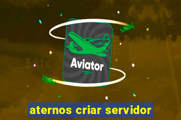 aternos criar servidor