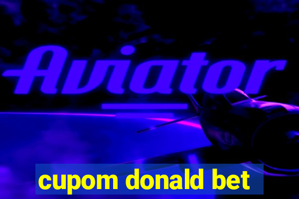 cupom donald bet