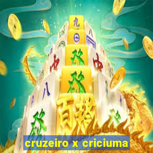 cruzeiro x criciuma