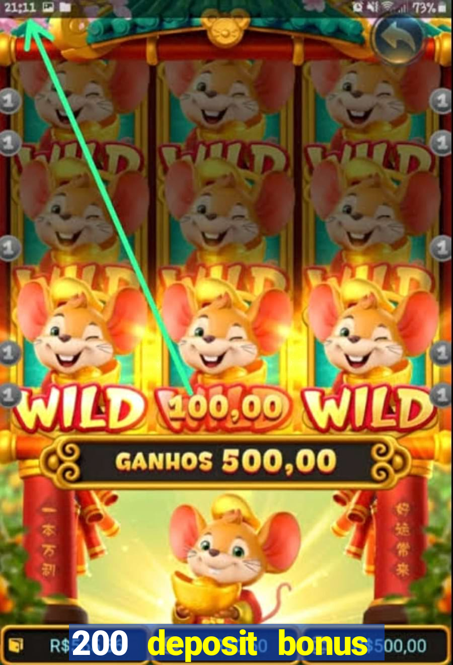 200 deposit bonus online casino