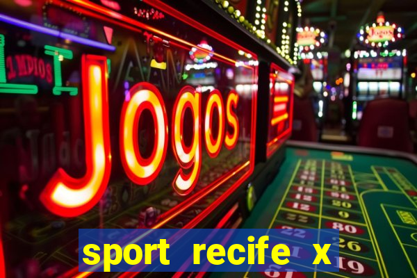 sport recife x ponte preta palpite