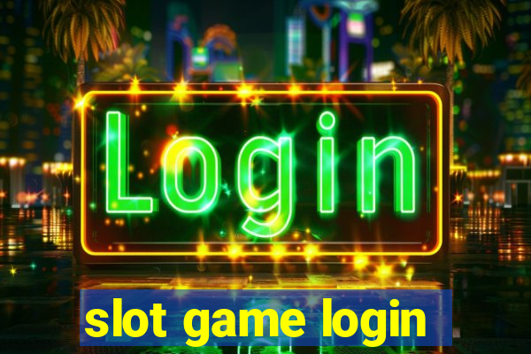 slot game login