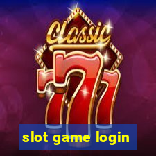 slot game login