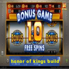 honor of kings build