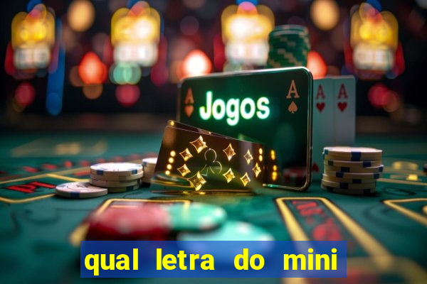 qual letra do mini dolar hoje