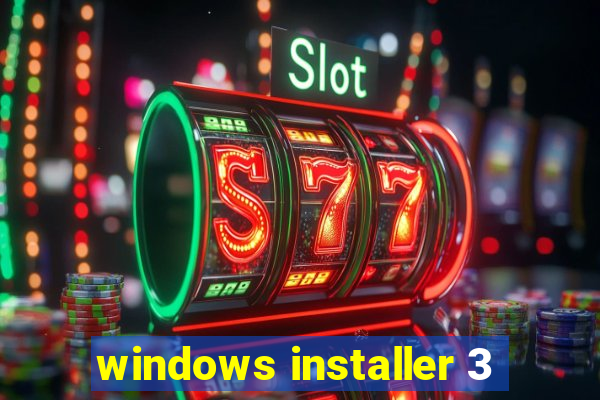 windows installer 3