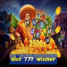 slot 777 winner como sacar