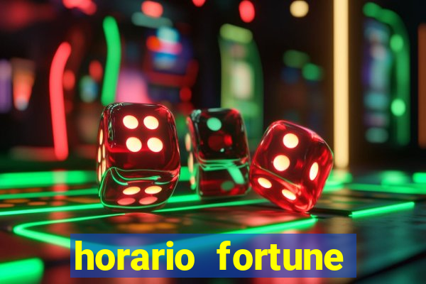 horario fortune tiger hoje