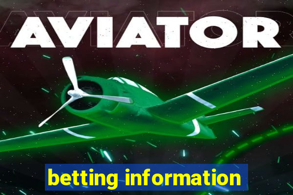 betting information