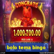 bolo tema bingo