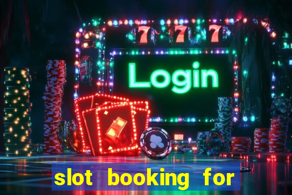 slot booking for driving licence