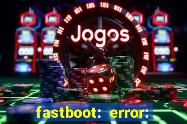 fastboot: error: failed to identify current slot