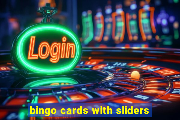 bingo cards with sliders