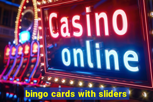 bingo cards with sliders