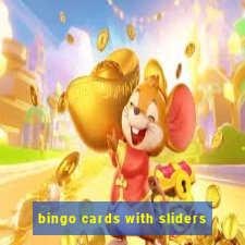 bingo cards with sliders