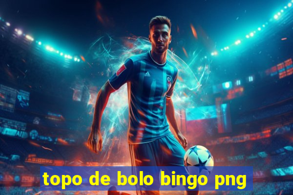 topo de bolo bingo png