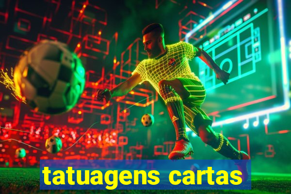 tatuagens cartas