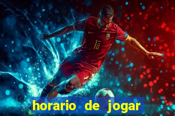 horario de jogar fortune tiger