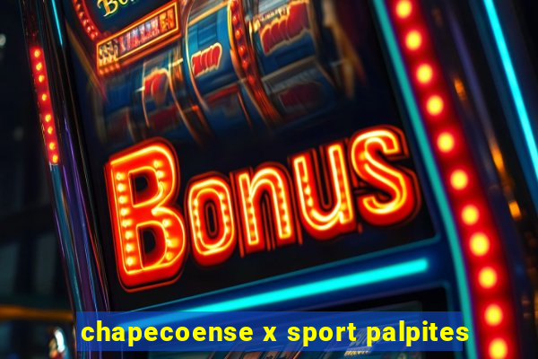 chapecoense x sport palpites