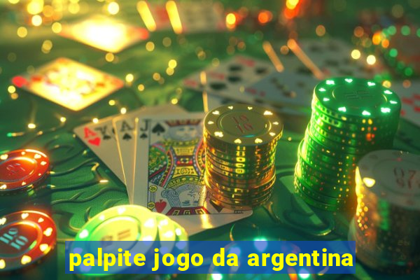 palpite jogo da argentina