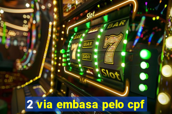 2 via embasa pelo cpf