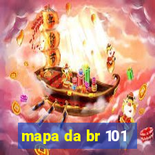 mapa da br 101