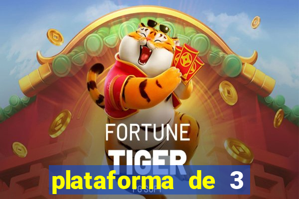 plataforma de 3 reais jogo