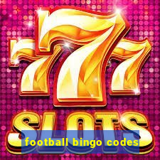 football bingo codes