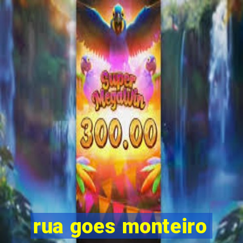 rua goes monteiro