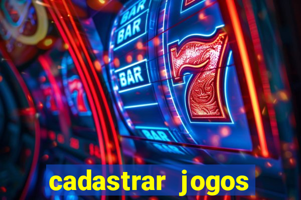 cadastrar jogos online caixa