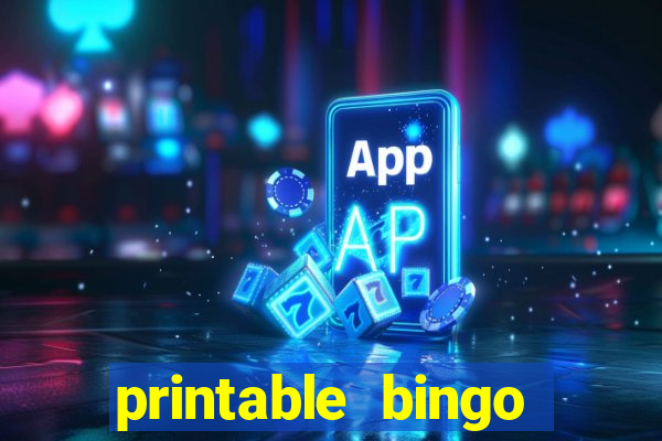 printable bingo card generator