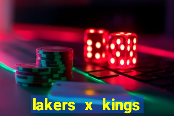 lakers x kings onde assistir