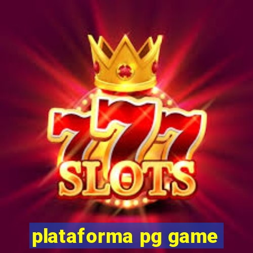 plataforma pg game