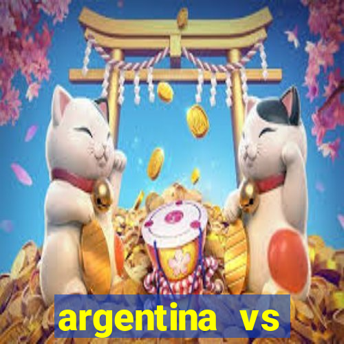 argentina vs equador onde assistir