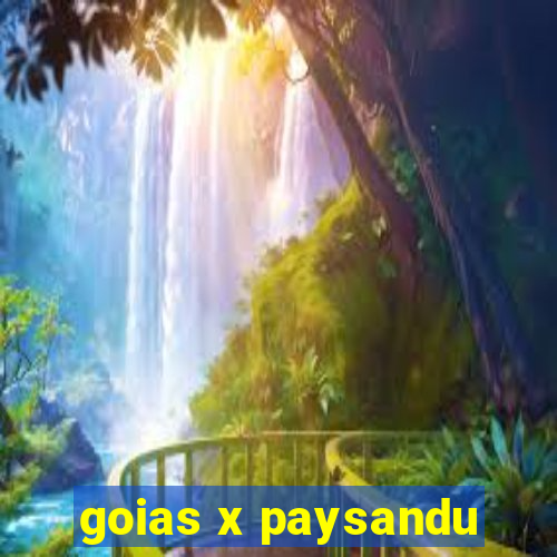 goias x paysandu