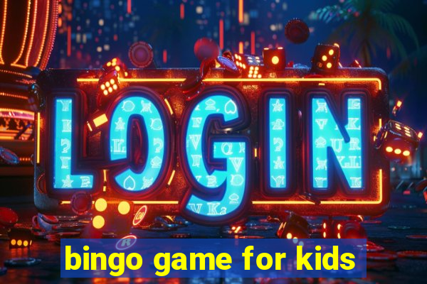 bingo game for kids